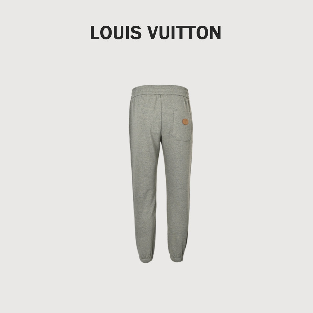 Louis Vuitton Circular Logo Drawstring Jogger Pants