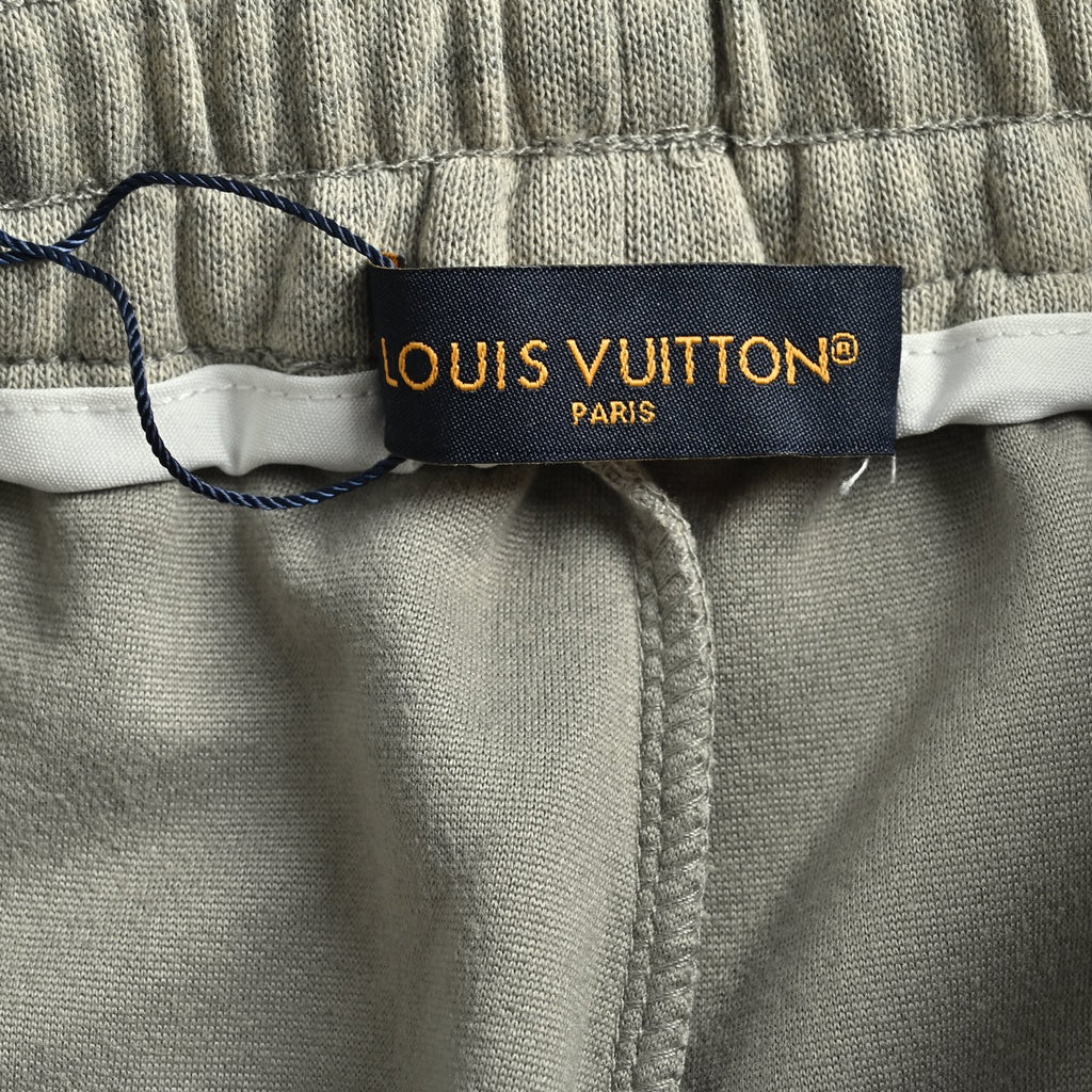 Louis Vuitton Circular Logo Drawstring Jogger Pants