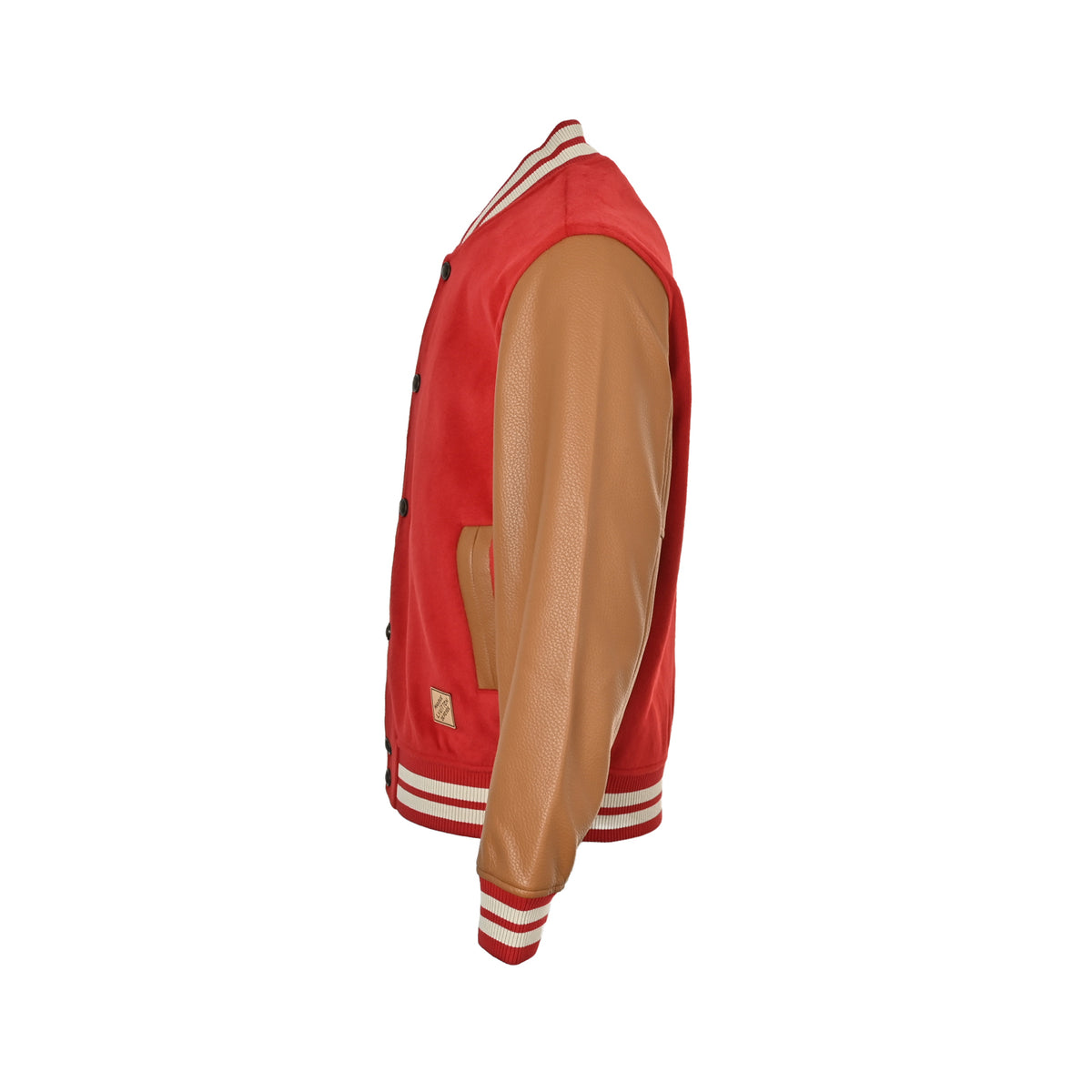 Louis Vuitton Red Varsity Jacket with Monogram Lining