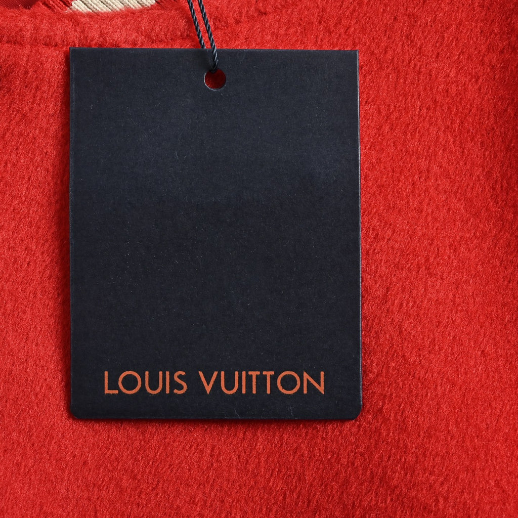 Louis Vuitton Red Varsity Jacket with Monogram Lining