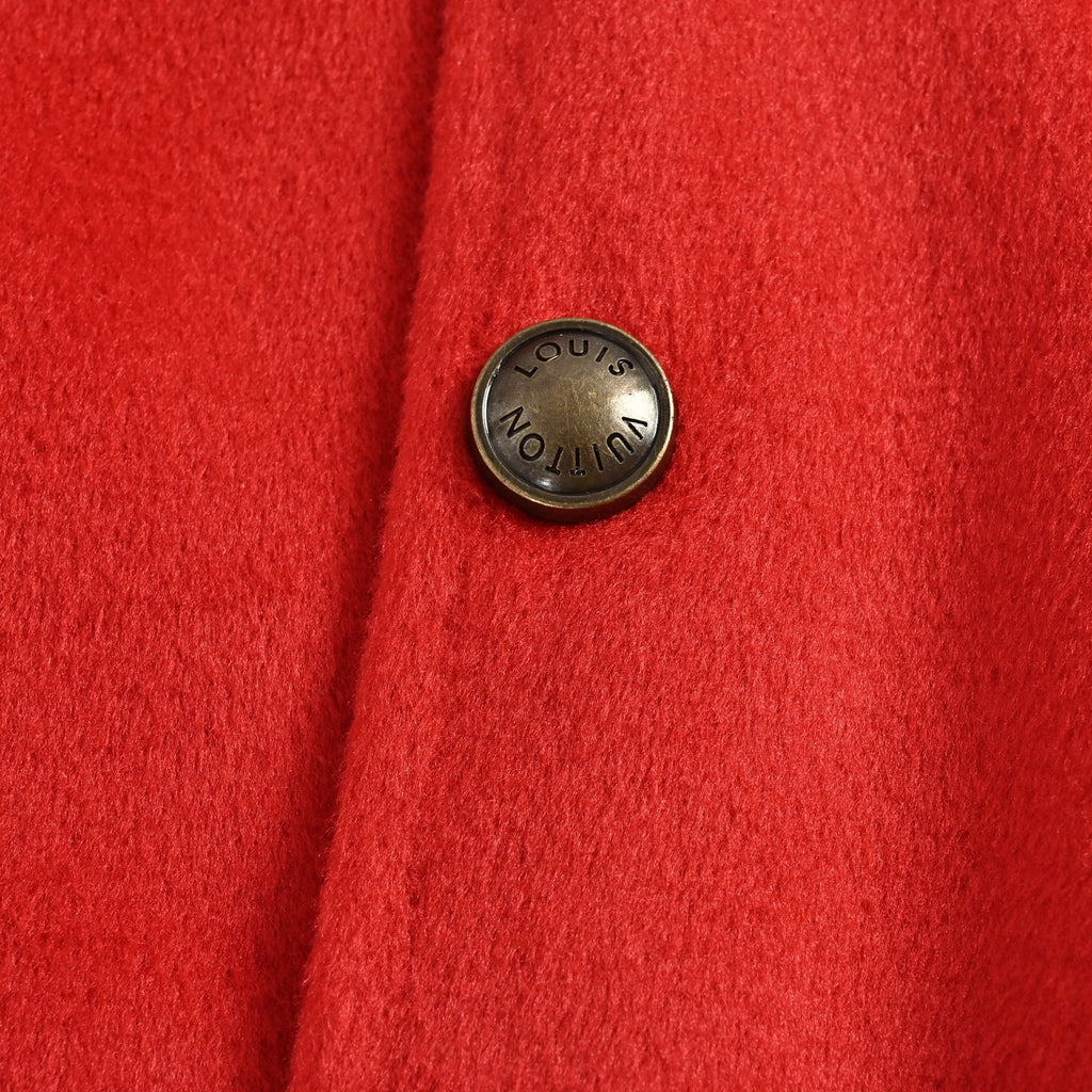 Louis Vuitton Red Varsity Jacket with Monogram Lining