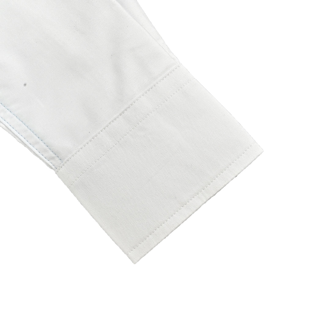 Thom Browne Blue Color-Block Sleeve Long-Sleeve Shirt
