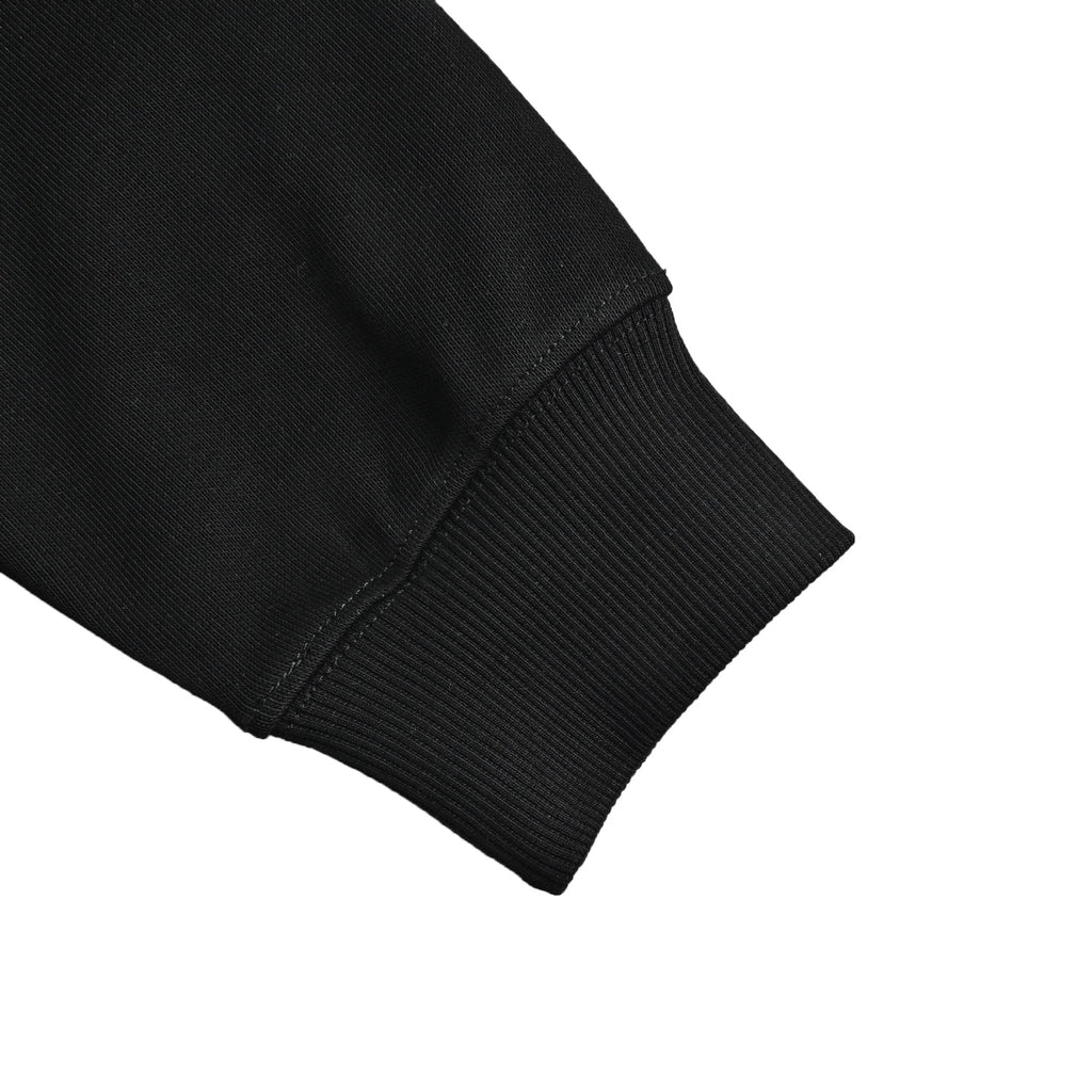 Burberry Black Terry Lettering Equestrian Knight Hoodie