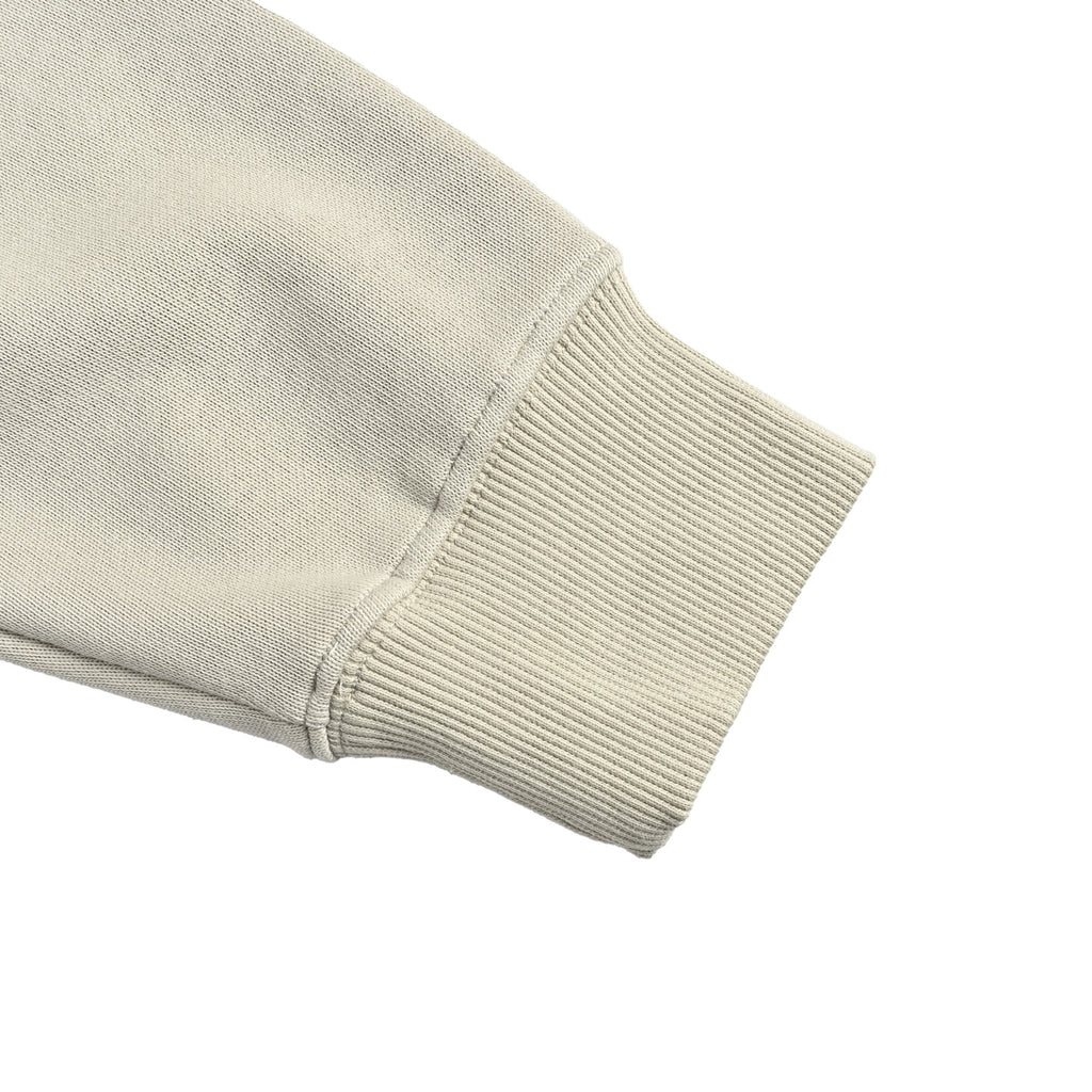 Burberry Beige Terry Lettering Equestrian Knight Hoodie