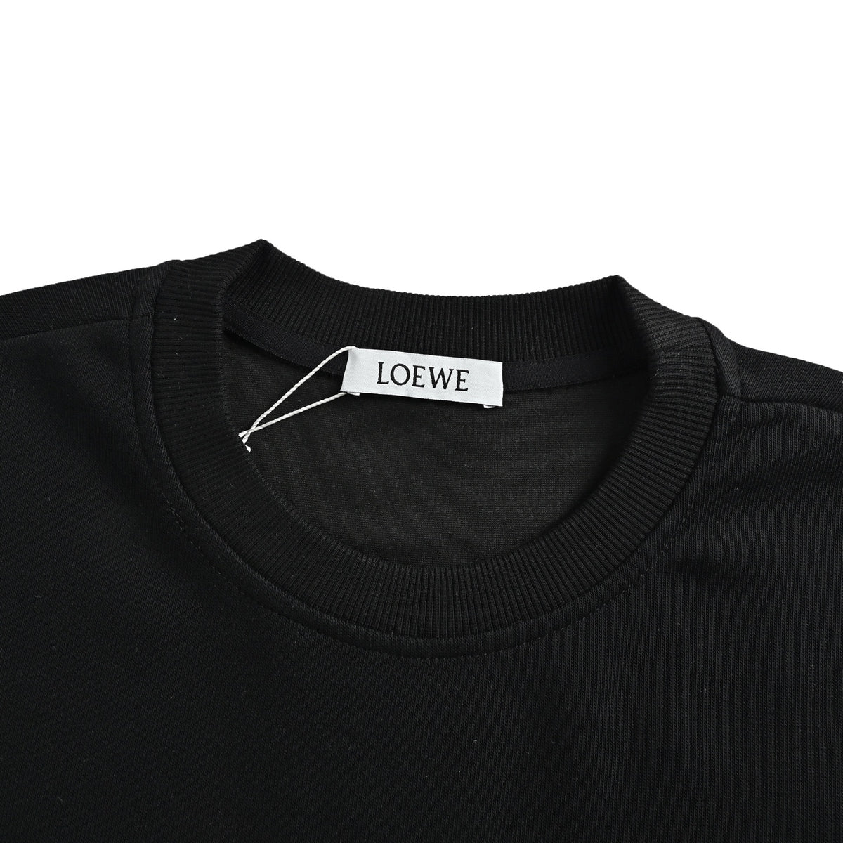 Loewe Black Floral Vine Logo Crewneck Sweatshirt