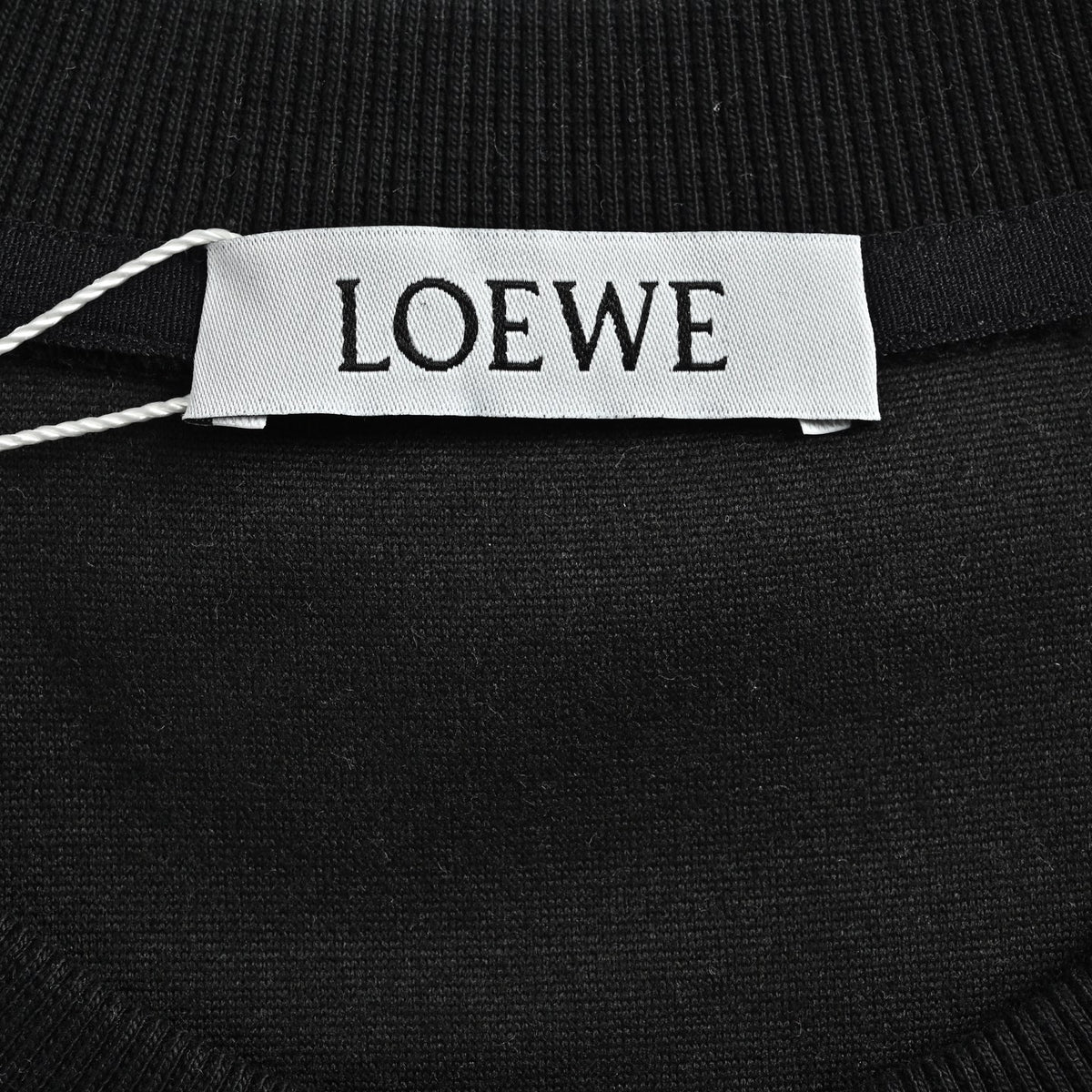 Loewe Black Floral Vine Logo Crewneck Sweatshirt