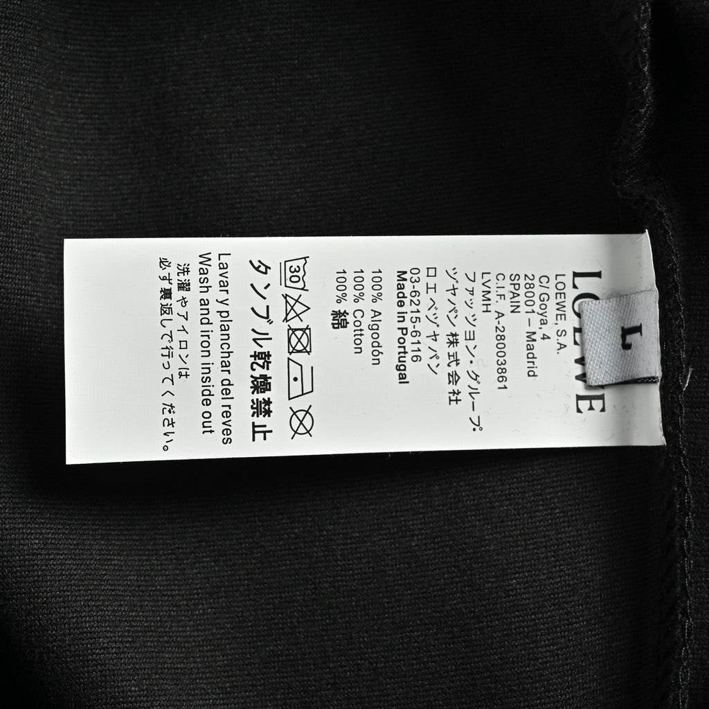 Loewe Black Floral Vine Logo Crewneck Sweatshirt