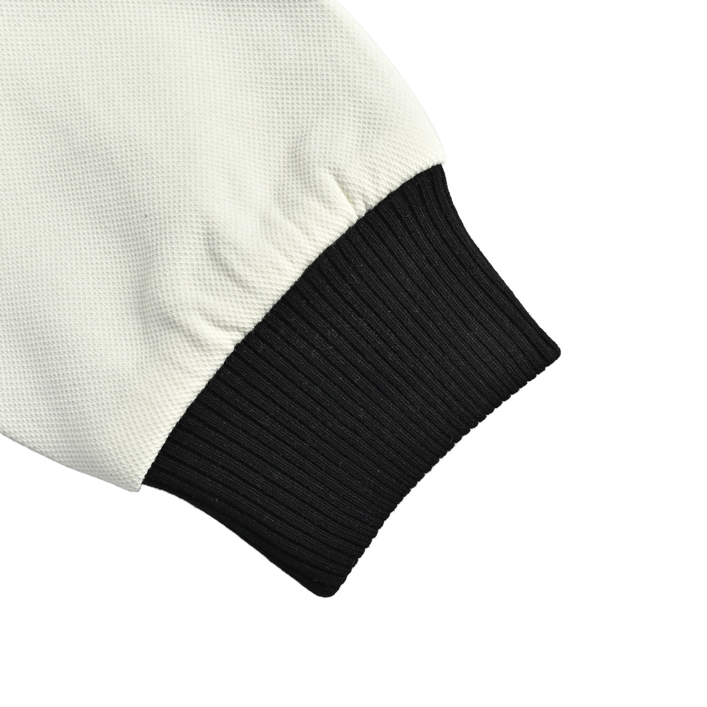 Louis Vuitton Black and White Embroidered Varsity Jacket