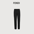 Fendi 25FW Black FF Jacquard Pocket Pants