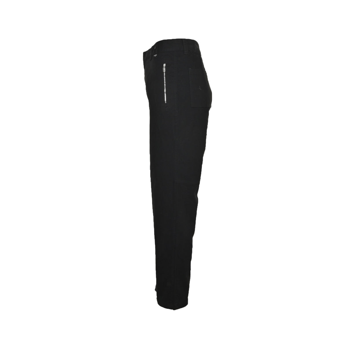 Fendi 25FW Black FF Jacquard Pocket Pants