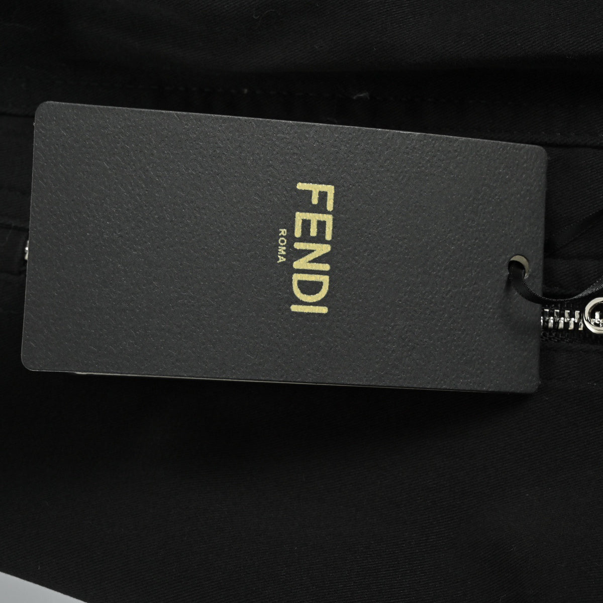 Fendi 25FW Black FF Jacquard Pocket Pants