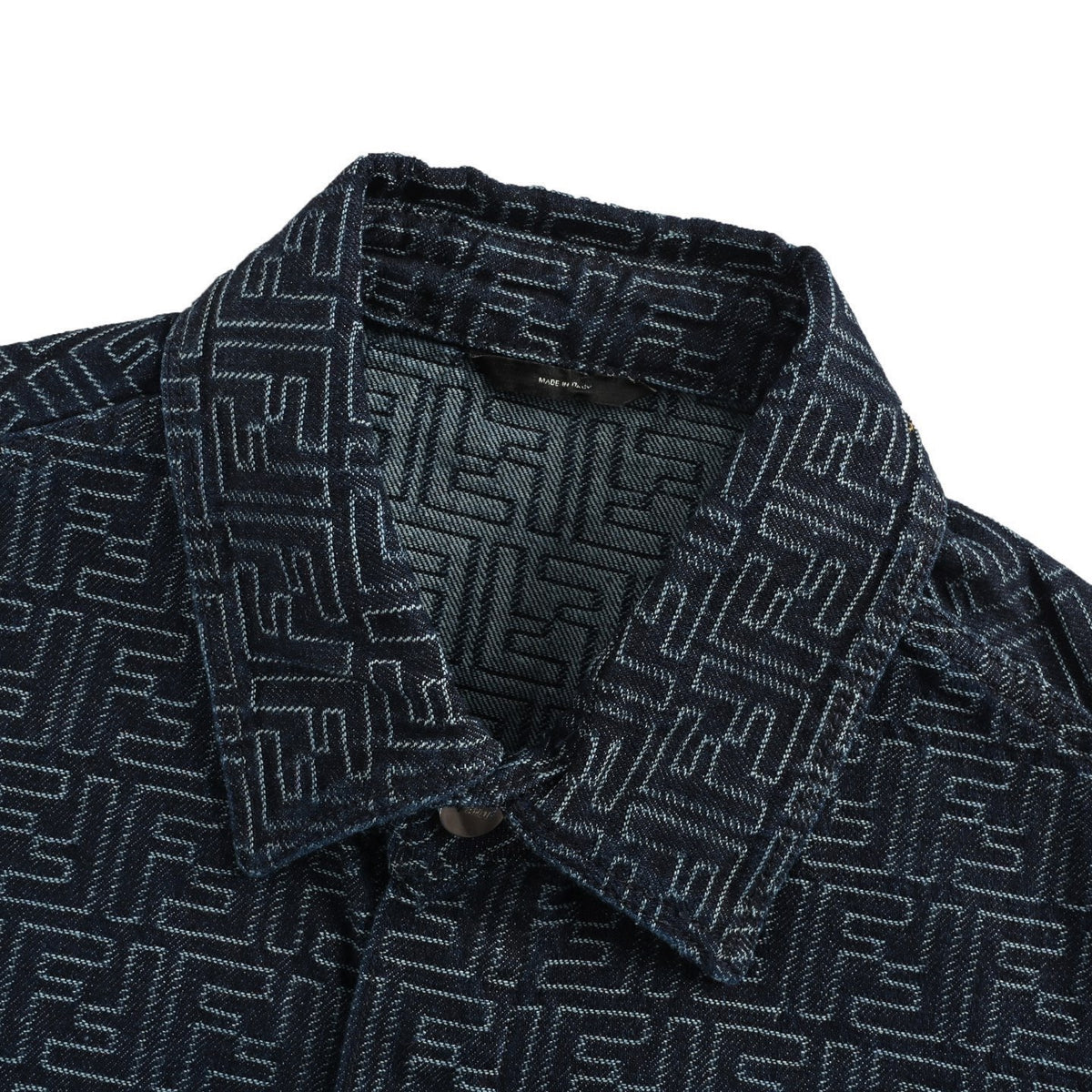 Fendi 25FW All-Over FF Jacquard Denim Jacket