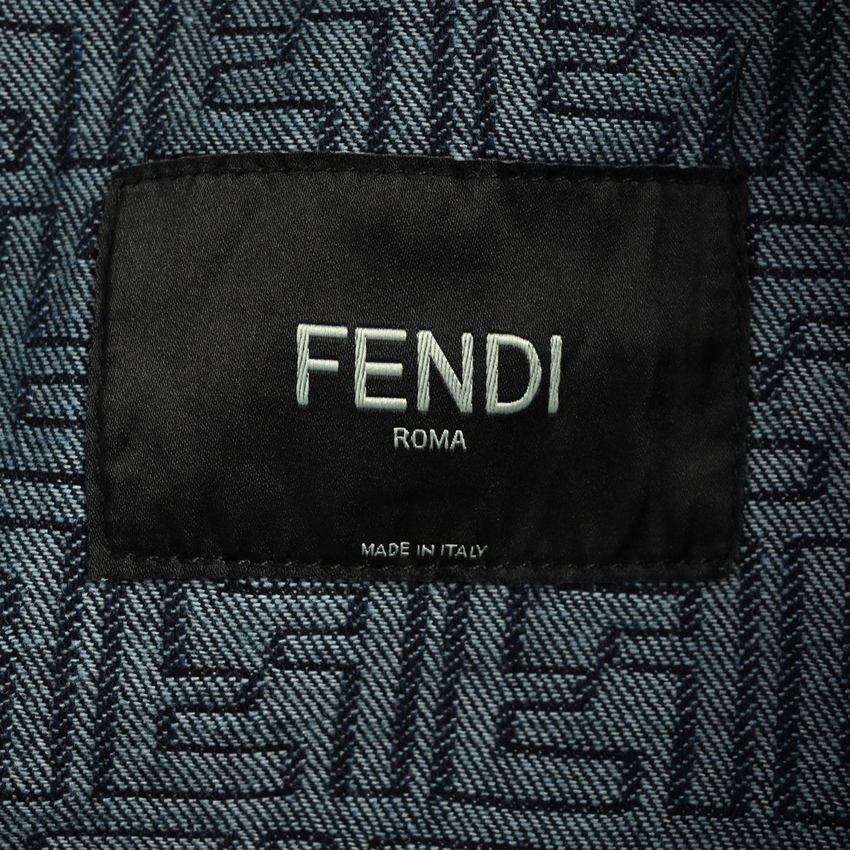 Fendi 25FW All-Over FF Jacquard Denim Jacket