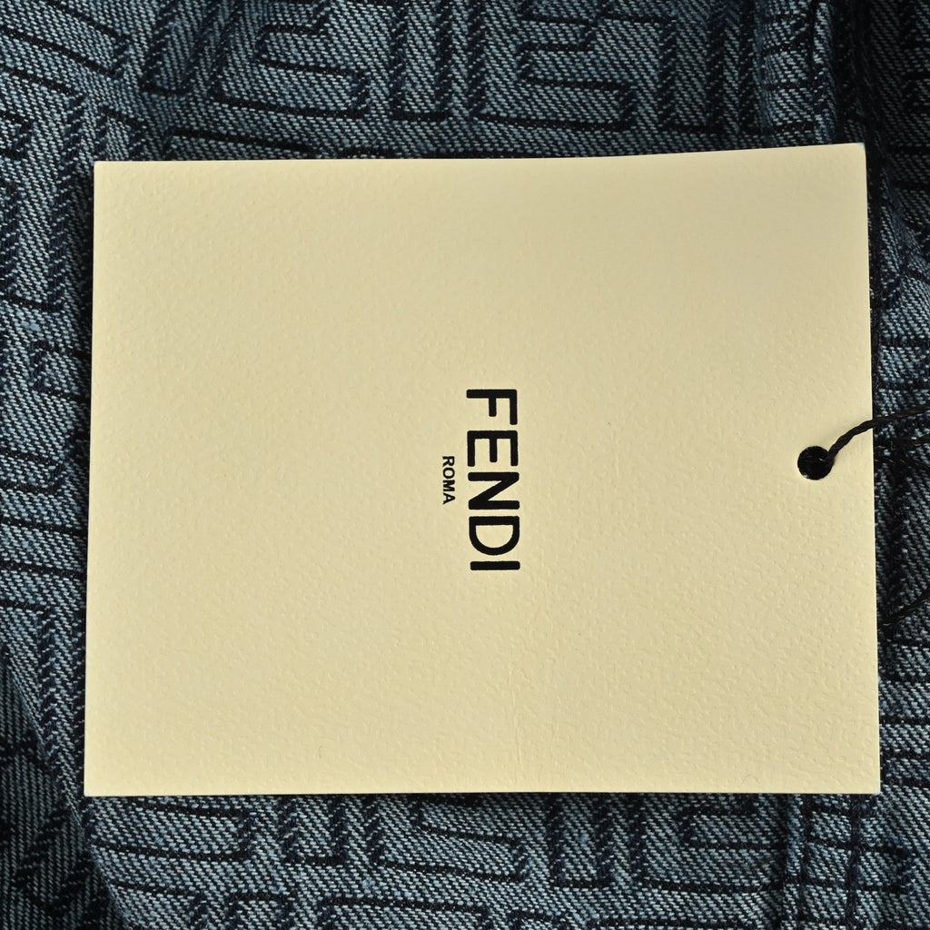 Fendi 25FW All-Over FF Jacquard Denim Jacket