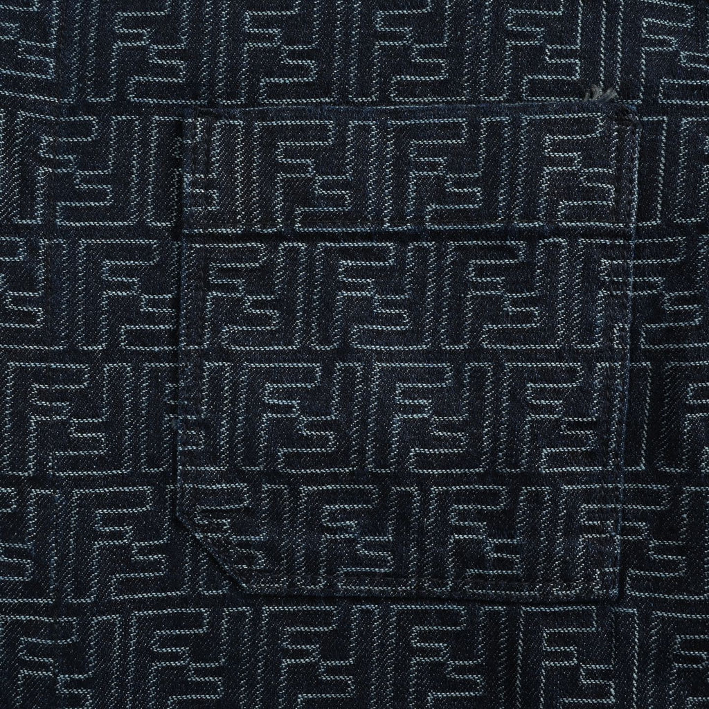 Fendi 25FW All-Over FF Jacquard Denim Jacket