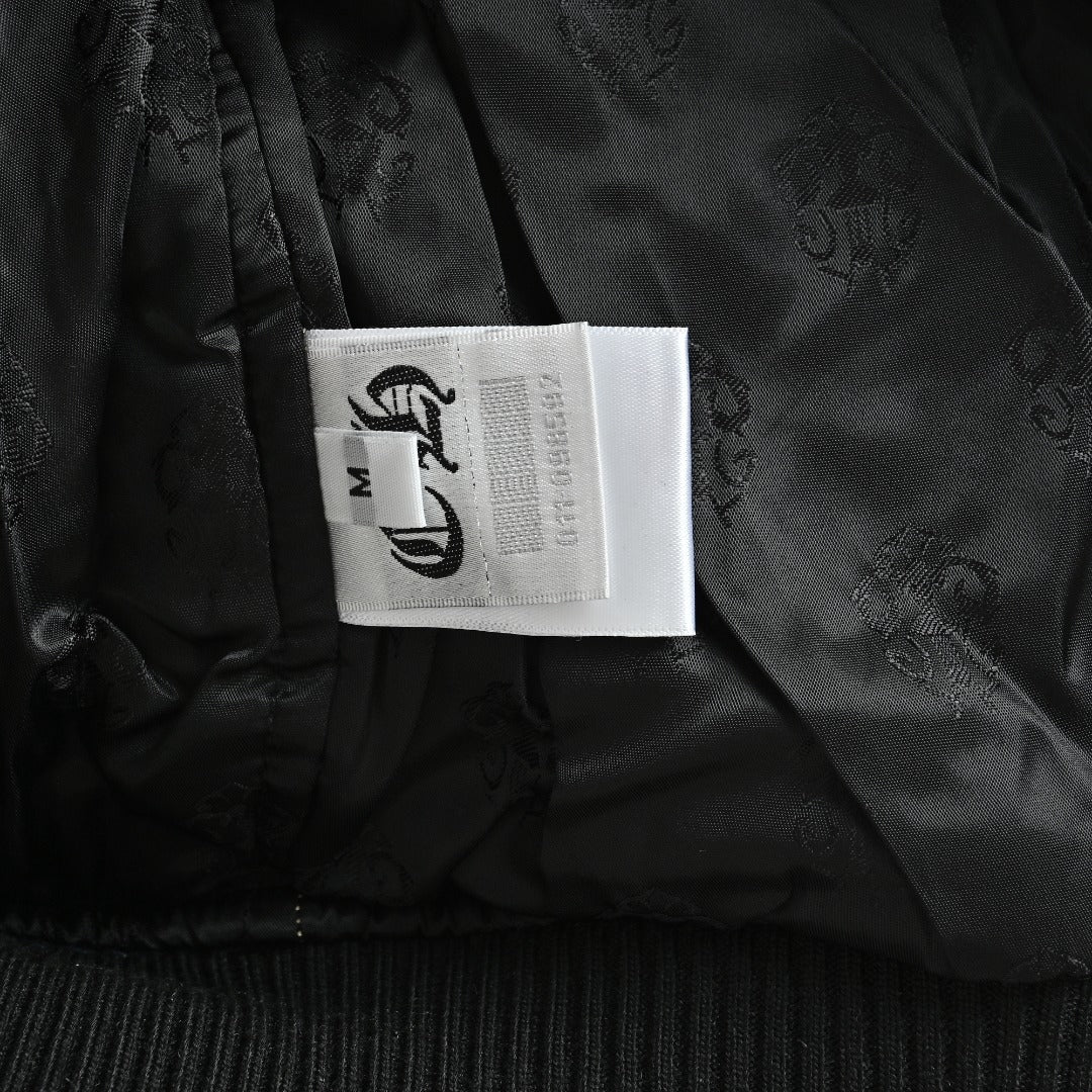 Chrome Hearts Green Camo Graphic Zip-Up Bomber Jacket