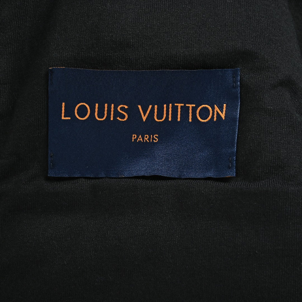 Louis Vuitton Dark Green Patterned Zip-Up Teddy Jacket