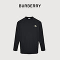 Burberry Black Equestrian Knight Long-Sleeve T-Shirt