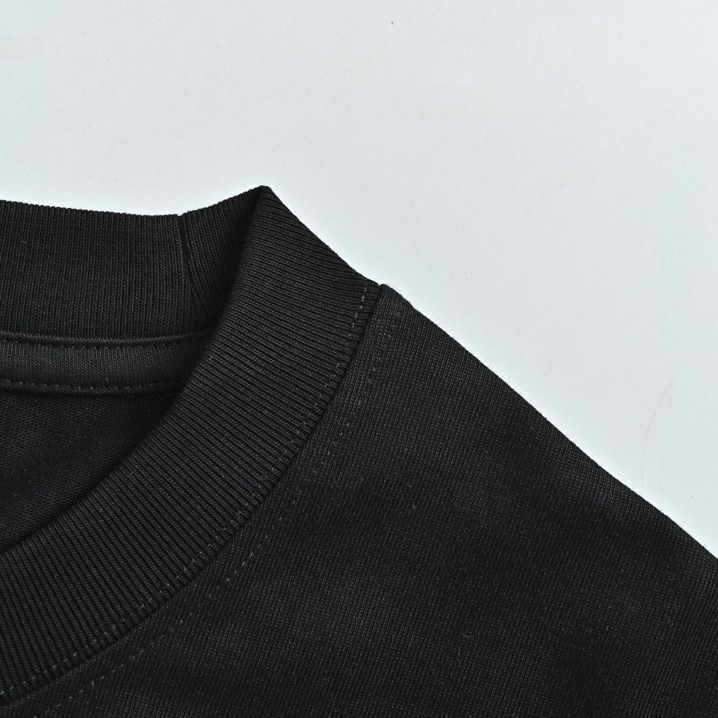 Burberry Black Equestrian Knight Long-Sleeve T-Shirt