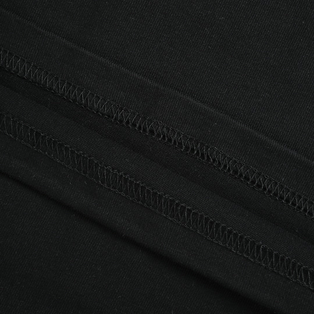 Burberry Black Equestrian Knight Long-Sleeve T-Shirt