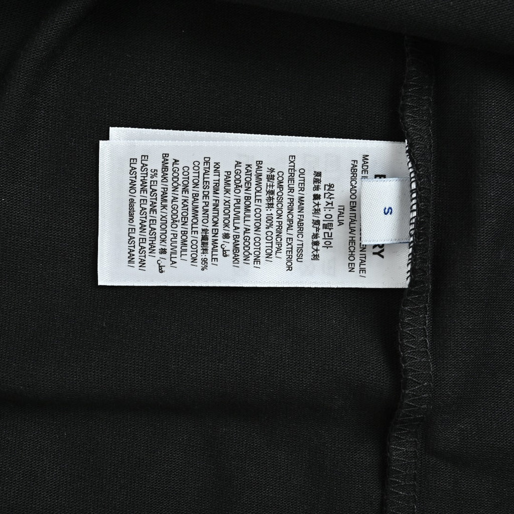 Burberry Black Equestrian Knight Long-Sleeve T-Shirt