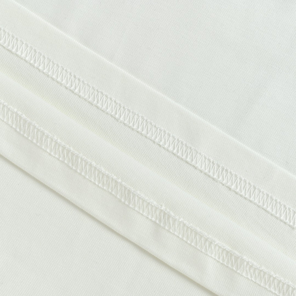 Burberry White Equestrian Knight Long-Sleeve T-Shirt