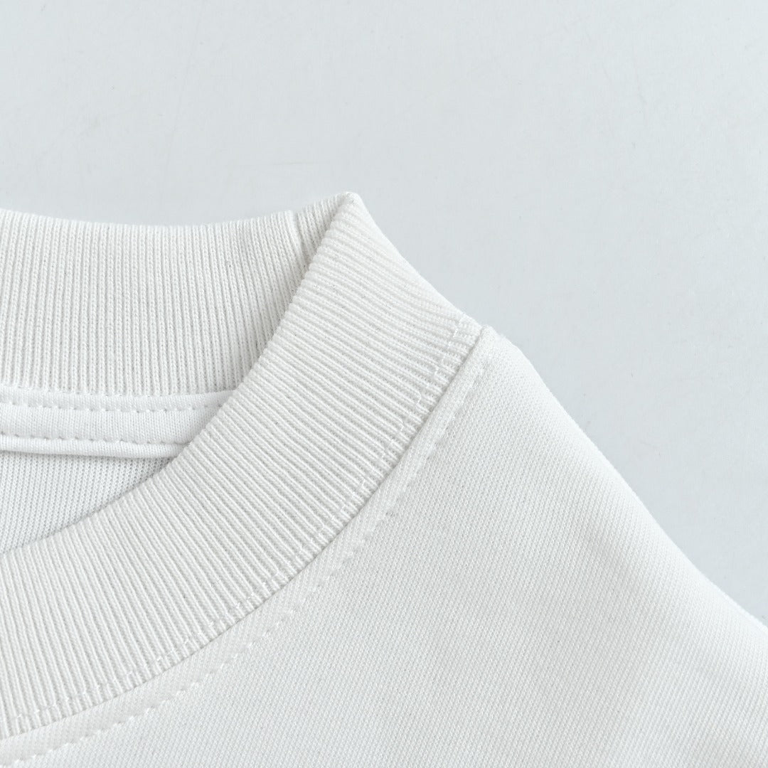 Fendi White Cartoon-Style Logo Crewneck Sweatshirt