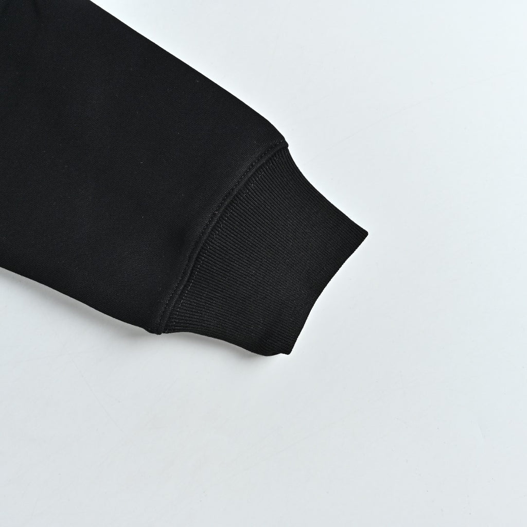 Fendi Black Cartoon-Style Logo Crewneck Sweatshirt