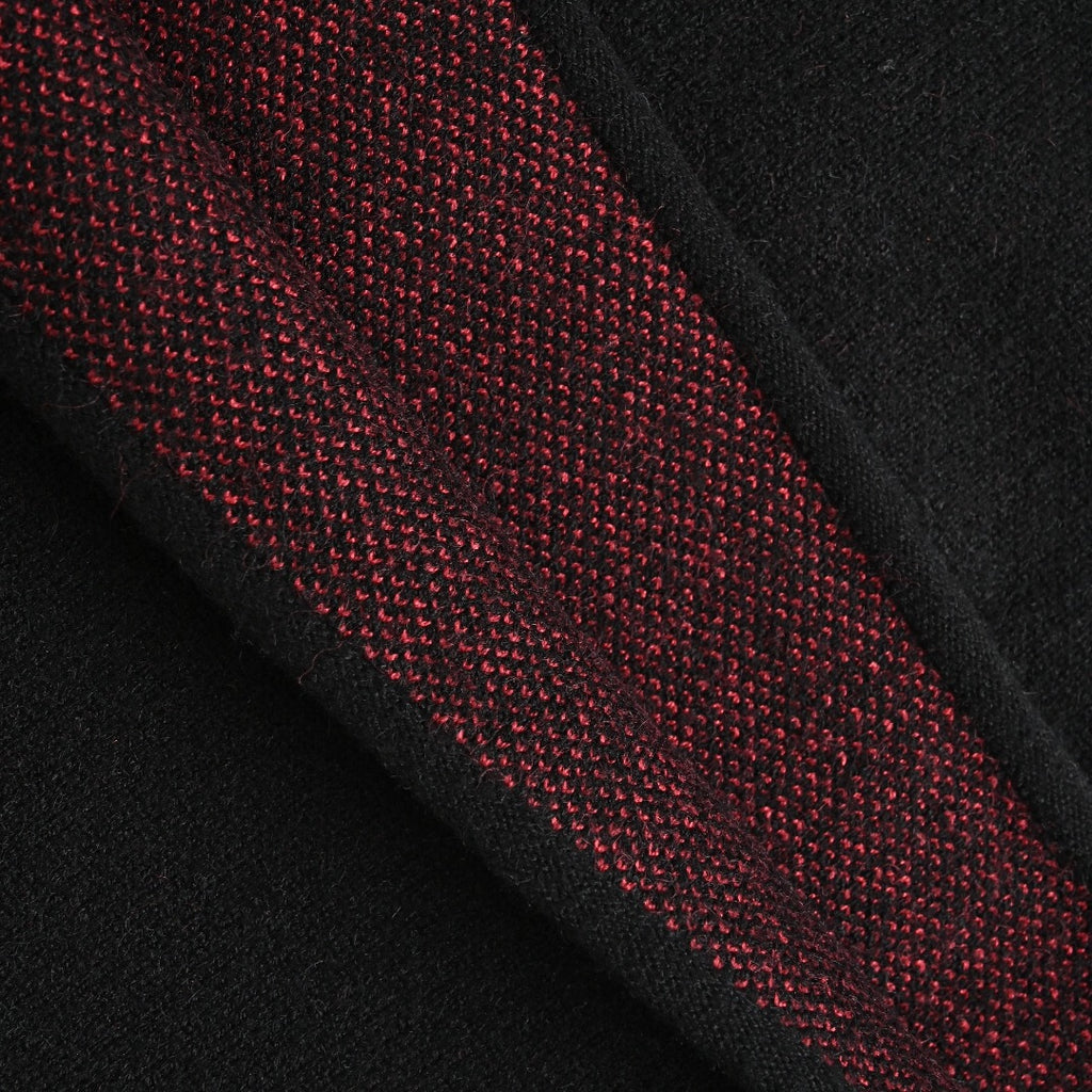 Chrome Hearts CH Leather-Patch Wool Sweater | Black