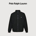 Ralph Lauren Embroidered Pony Stand-Collar Zip Jacket | Black