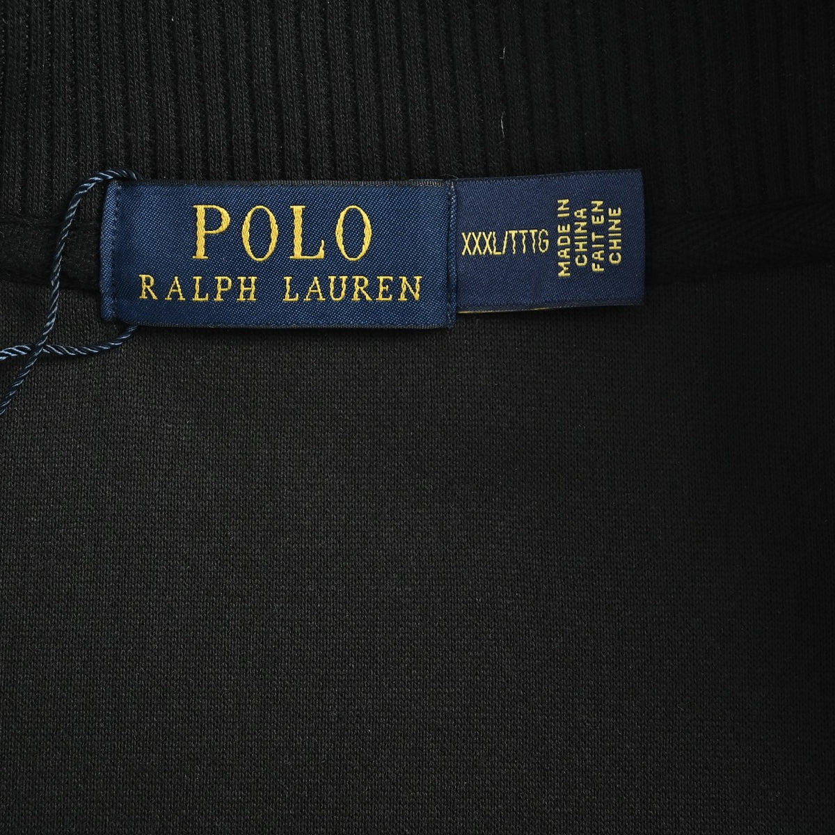 Ralph Lauren Embroidered Pony Stand-Collar Zip Jacket | Black