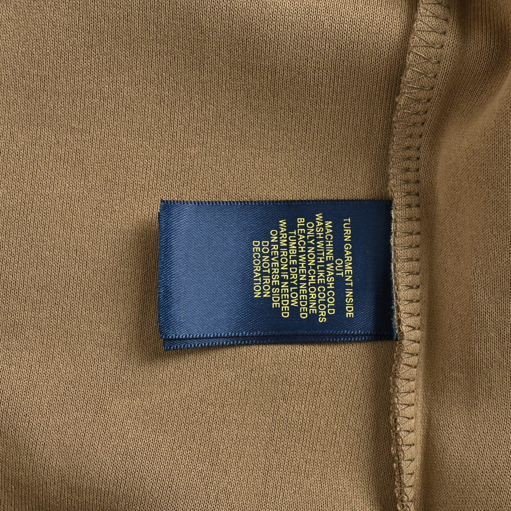 Ralph Lauren Embroidered Pony Stand-Collar Zip Jacket | Khaki