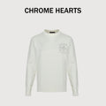 Chrome Hearts Rhinestone Logo Knit Sweater | White