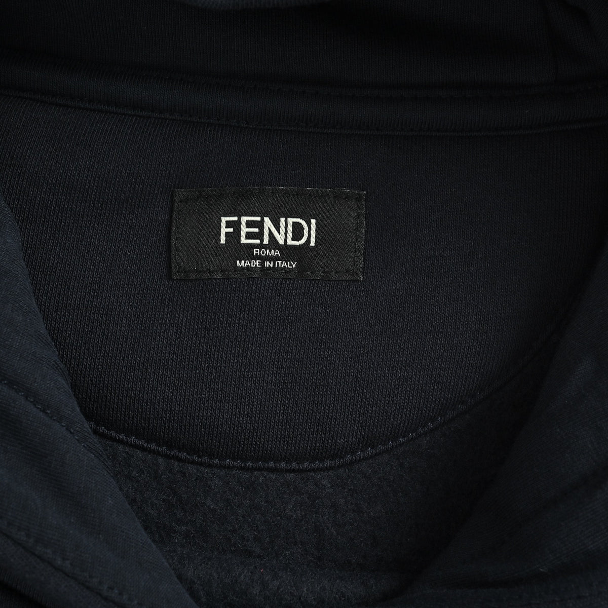 Fendi FF Monogram French Bulldog Appliqué Hoodie