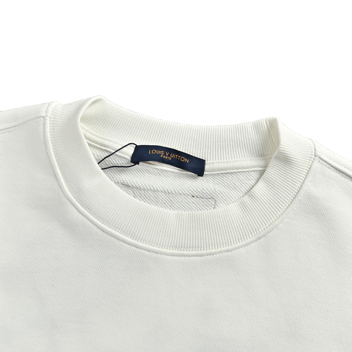 Louis Vuitton Multicolor Monogram Embroidered Crewneck Sweatshirt | White
