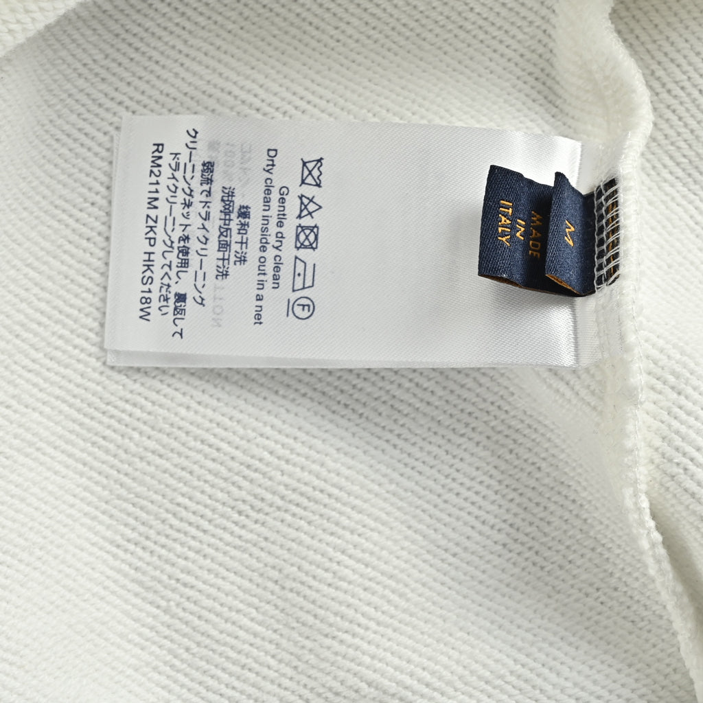 Louis Vuitton Multicolor Monogram Embroidered Crewneck Sweatshirt | White