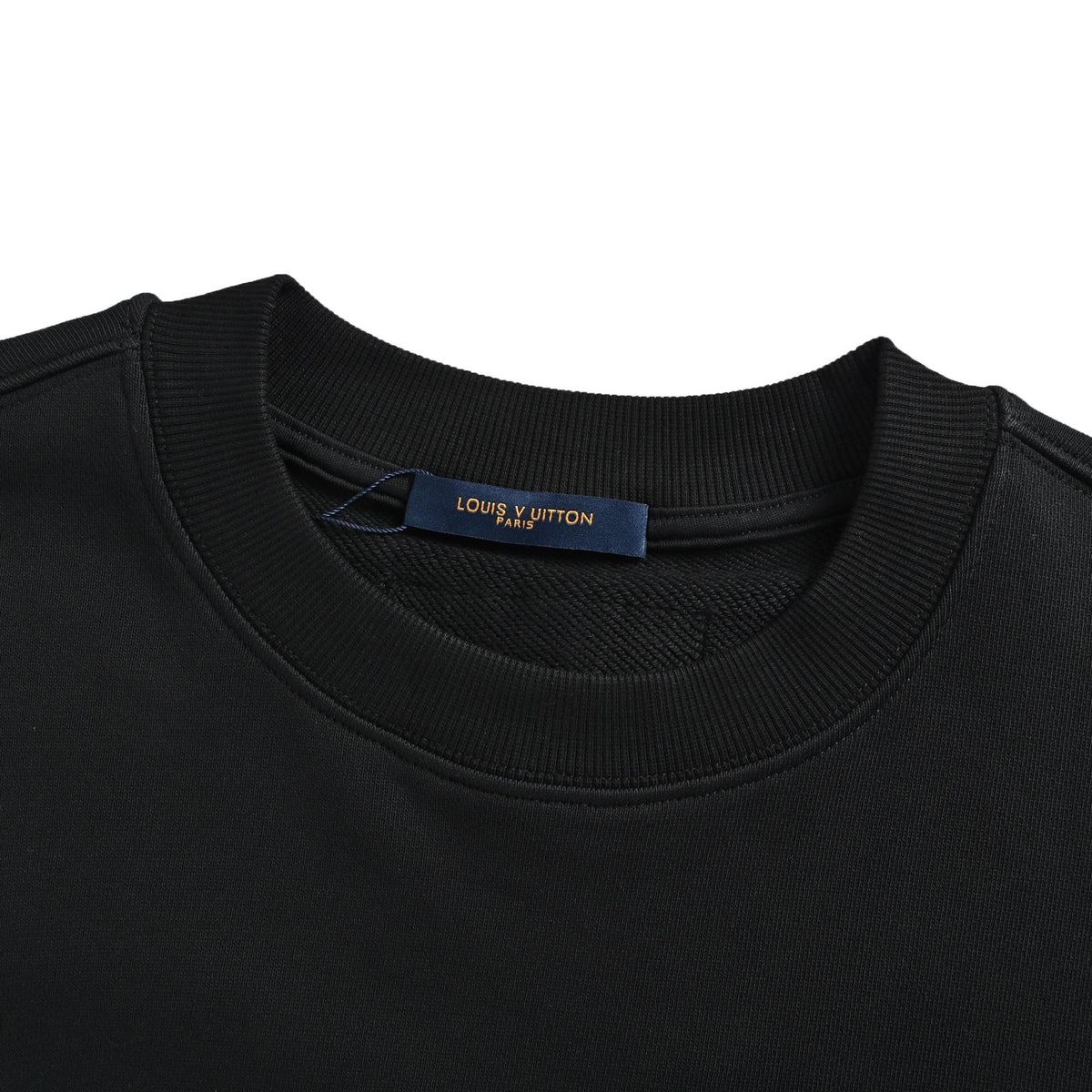 Louis Vuitton Multicolor Monogram Embroidered Crewneck Sweatshirt | Black
