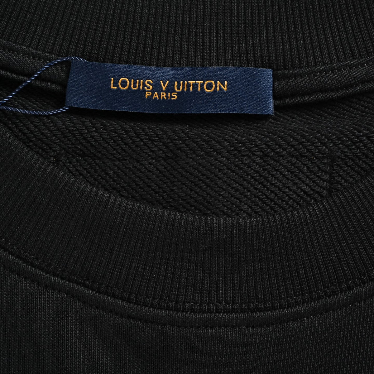 Louis Vuitton Multicolor Monogram Embroidered Crewneck Sweatshirt | Black