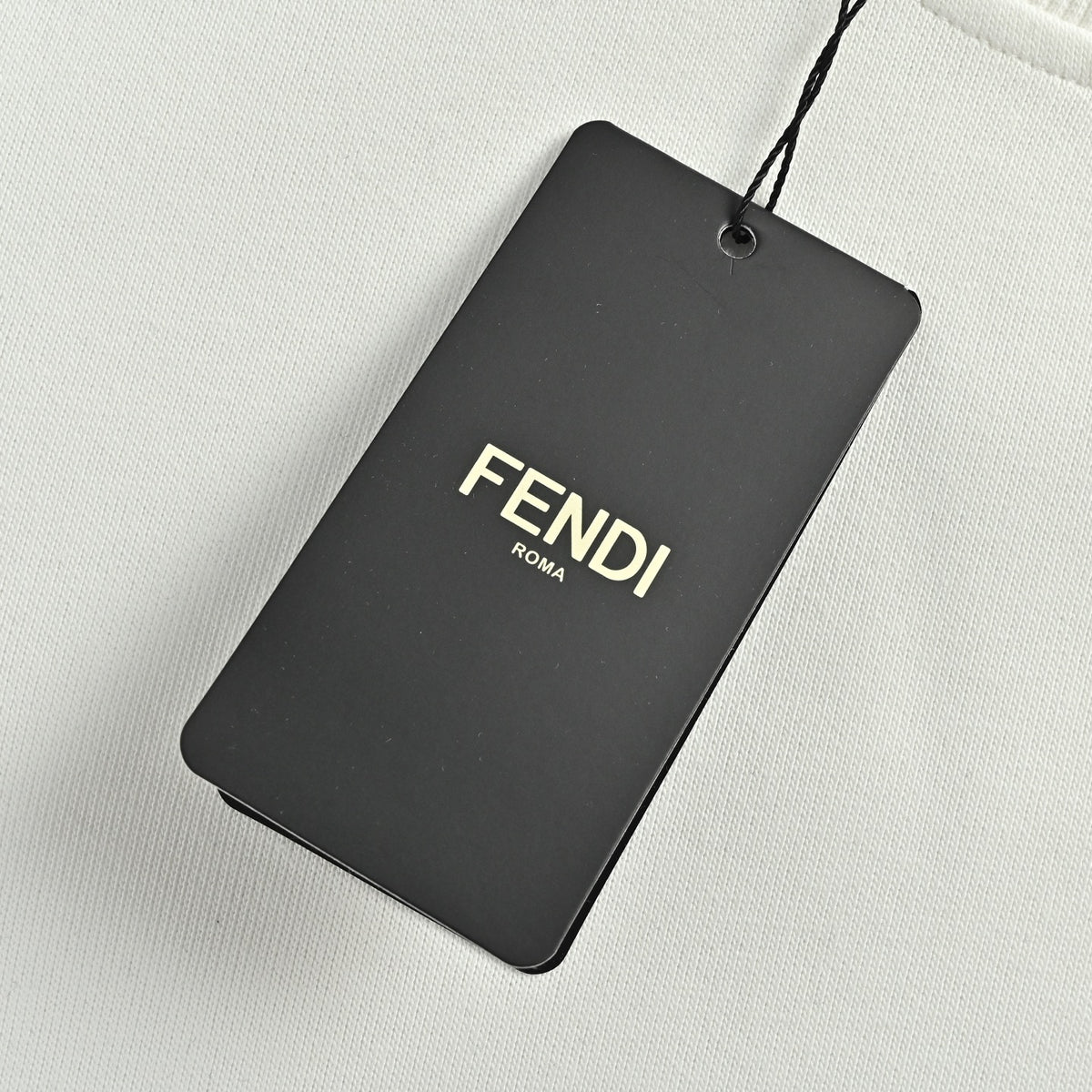 Fendi Multicolor FF Faux-Pocket Print Crewneck Sweatshirt | White
