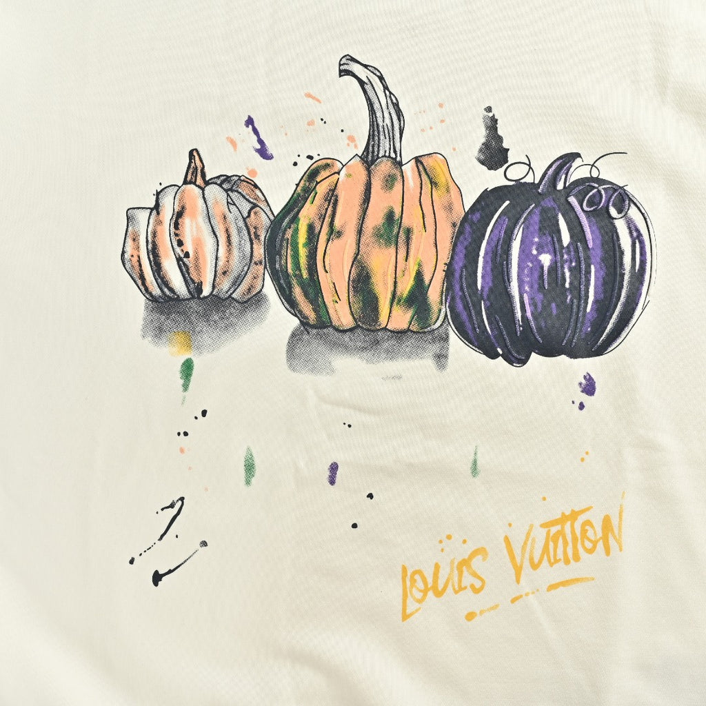 Louis Vuitton Graffiti Pumpkin Crewneck Sweatshirt | Black