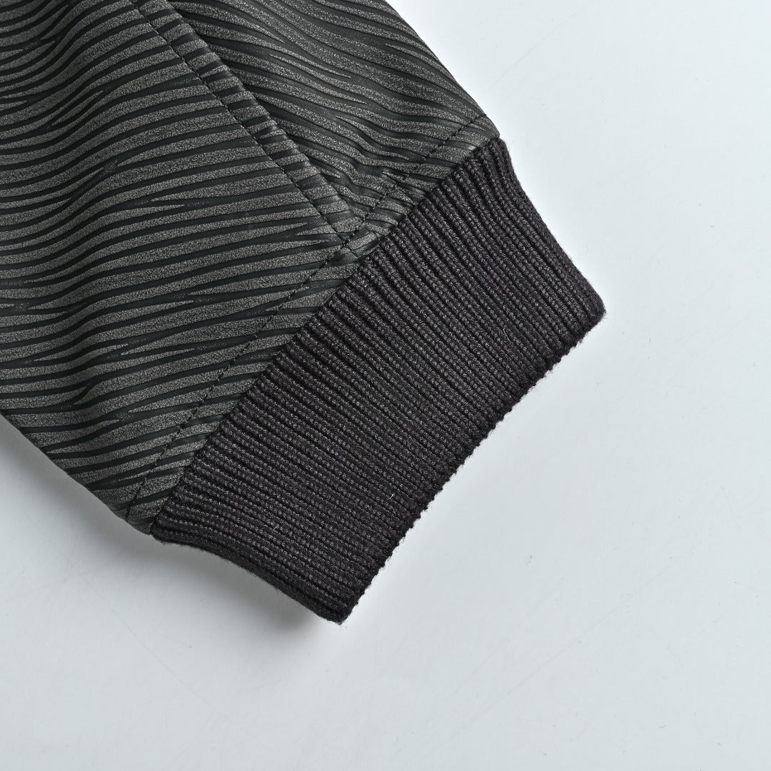 Louis Vuitton Twill-Textured Epaulette Jacket with Gold-Tone Buttons | Black