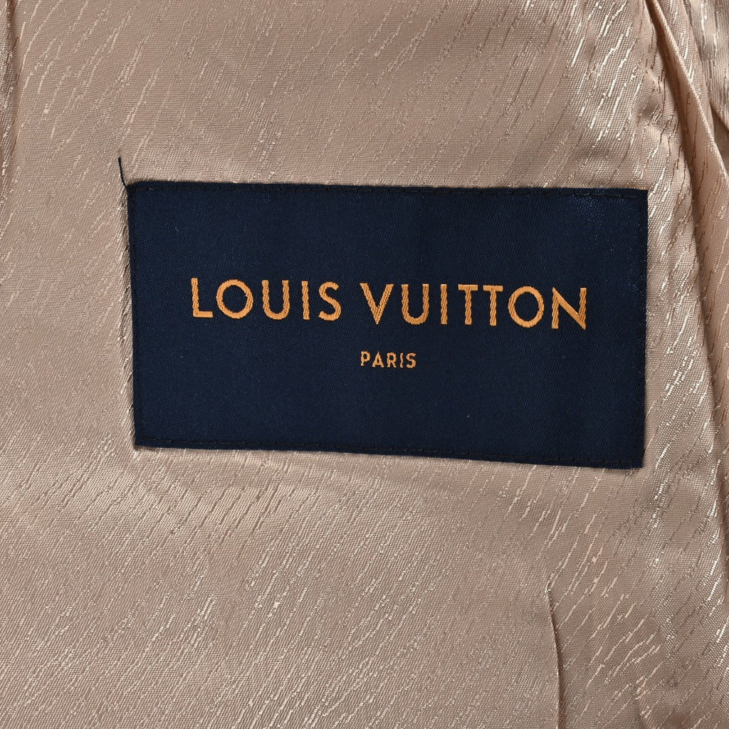 Louis Vuitton Twill-Textured Epaulette Jacket with Gold-Tone Buttons | Black