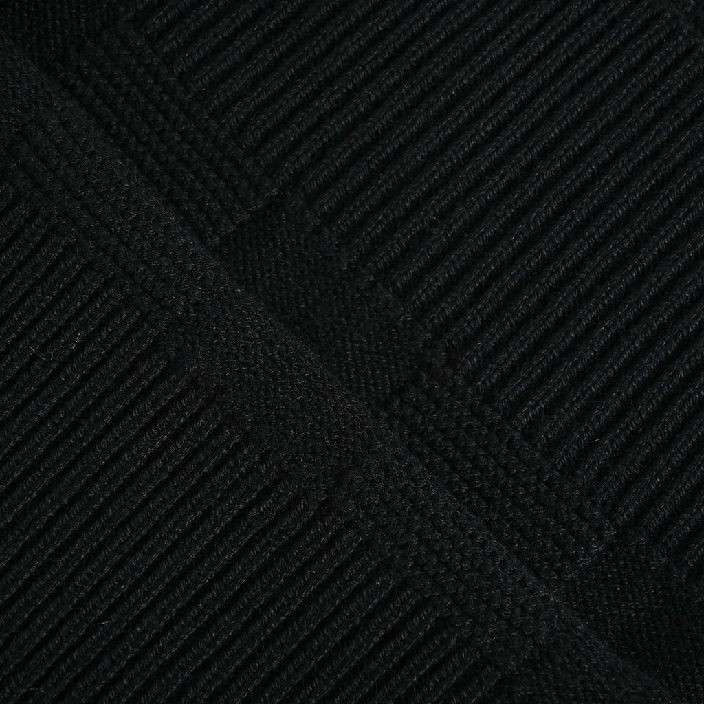 Louis Vuitton Checkerboard Bead-Embroidered Crewneck Sweater | Black