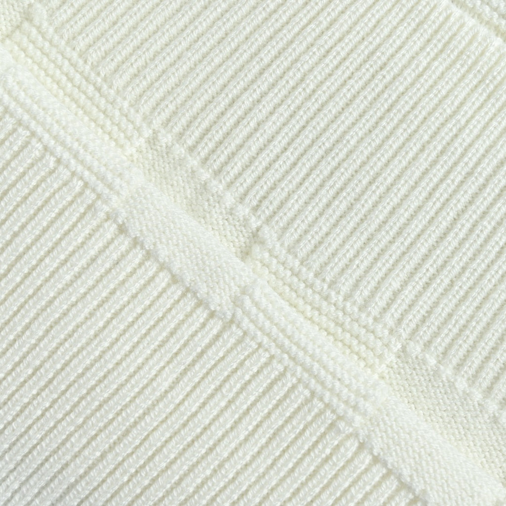 Louis Vuitton Checkerboard Bead-Embroidered Crewneck Sweater | White