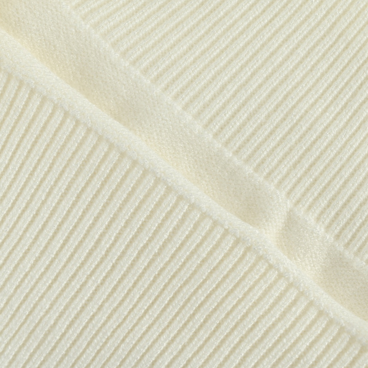 Prada Triangle-Logo Crewneck Knit Sweater | Ivory