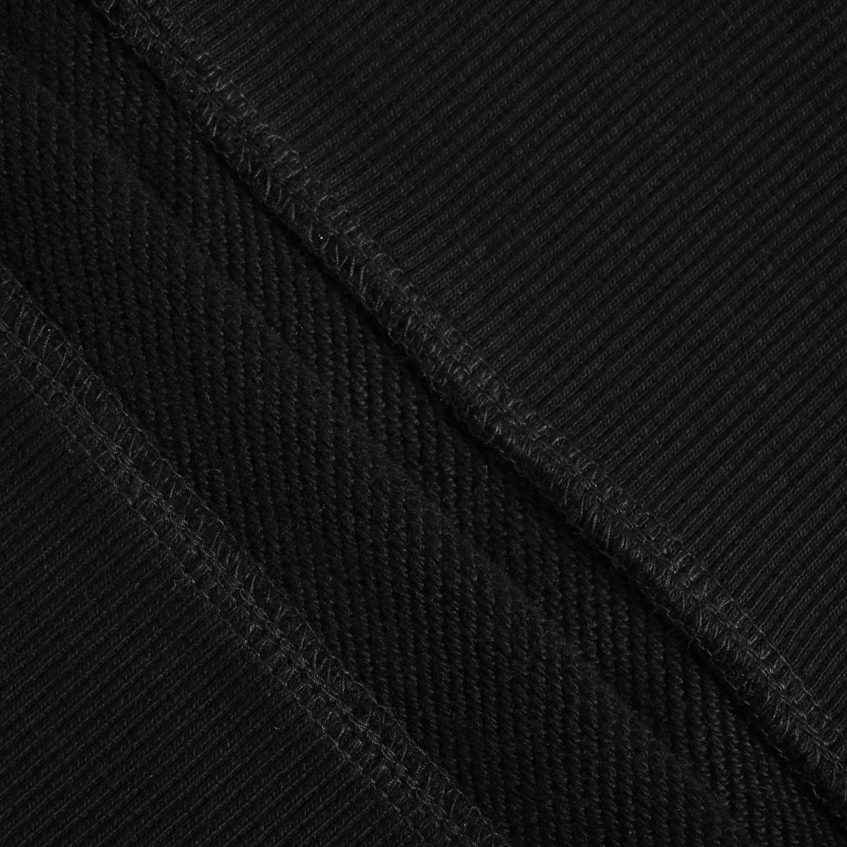 Louis Vuitton Embossed Leather-Patch Pullover Hoodie | Black