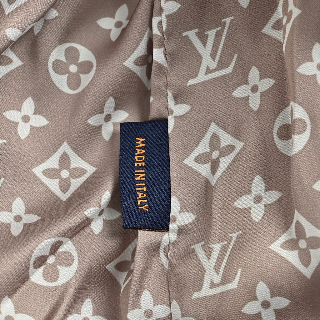 Louis Vuitton Animal-Embroidered Varsity Jacket | Beige & Ivory
