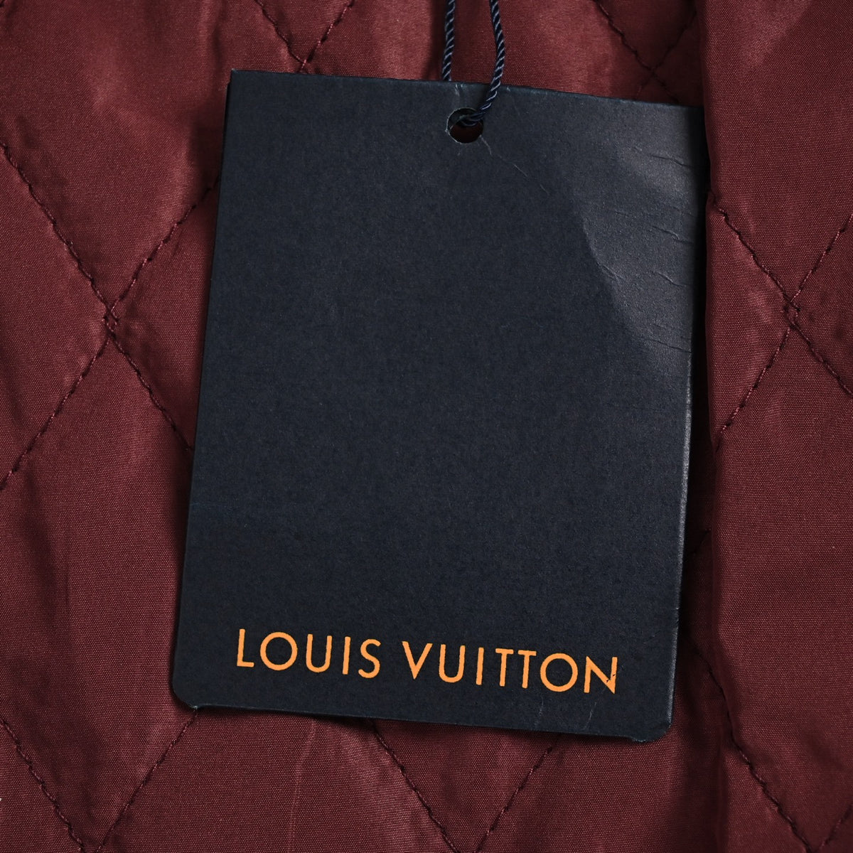 Louis Vuitton Embroidered Letter-Emblem Varsity Jacket | Burgundy & Cream