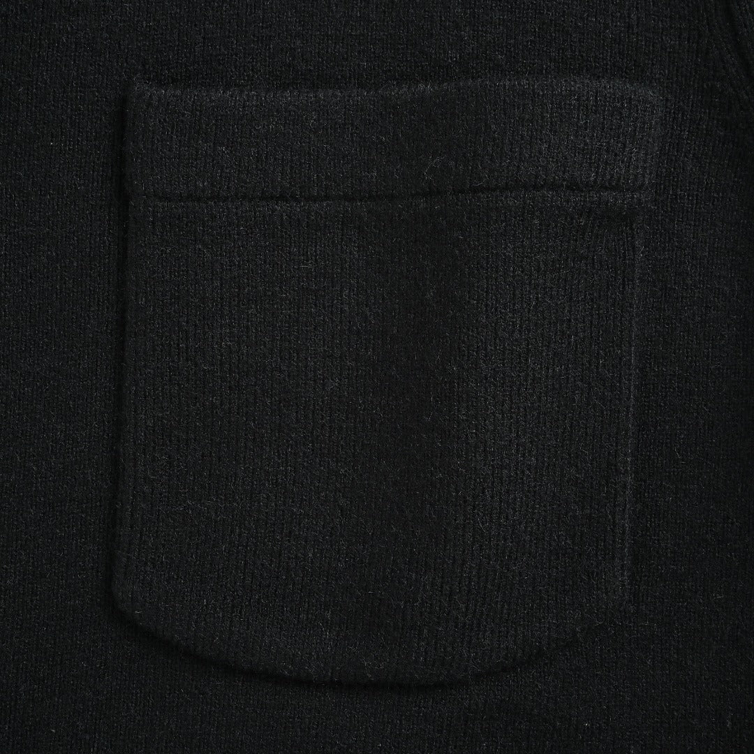 Chrome Hearts Cross & Gothic-Letter Embroidered Cardigan Jacket | Black