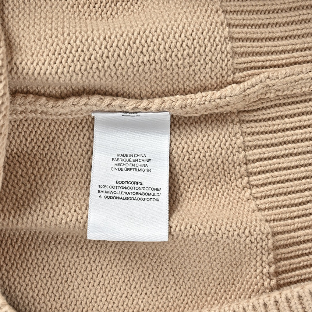 Ralph Lauren Pony-Logo Four-Button Polo Sweater | Khaki